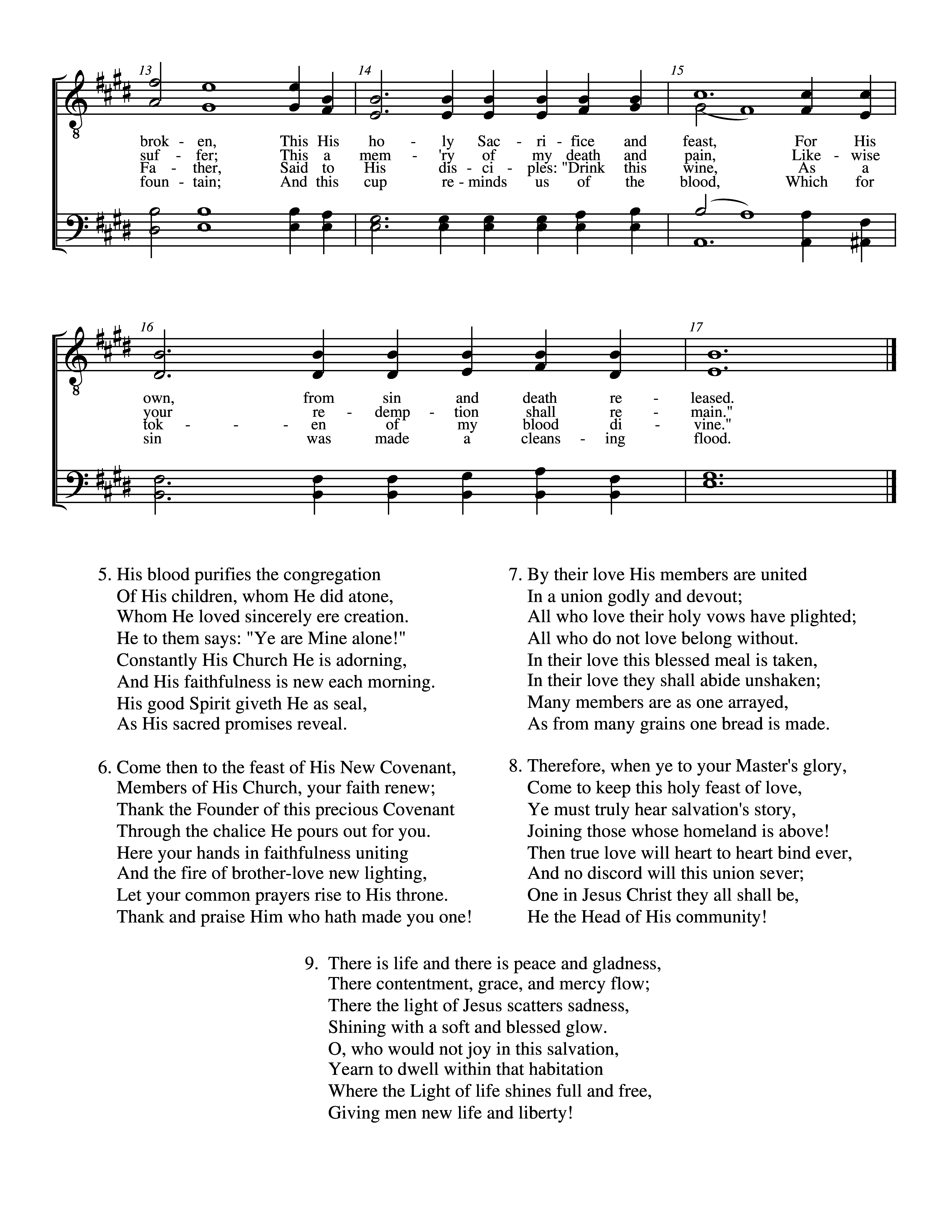 Communion Hymn (ZH 26) page 2