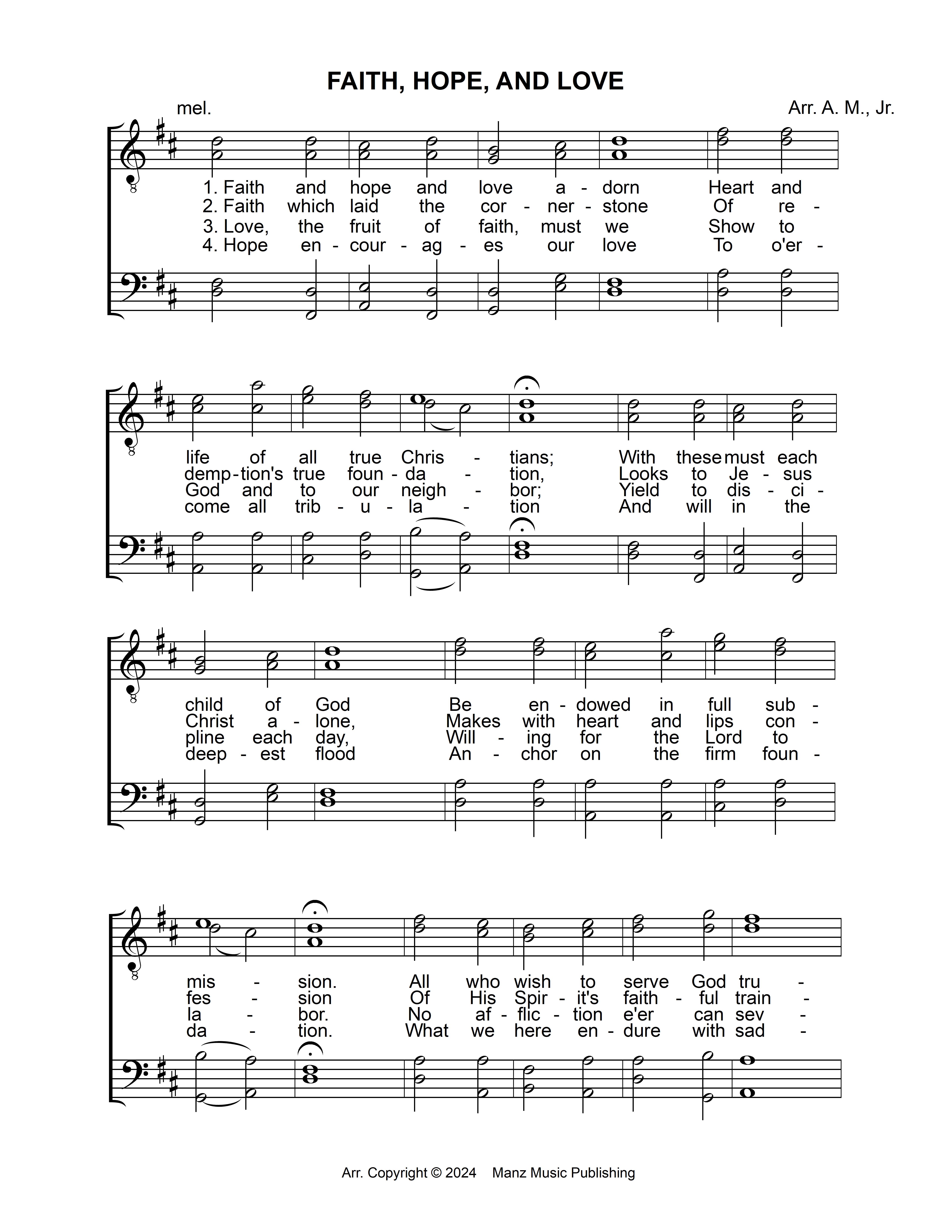 Faith, Hope, And Love page 1