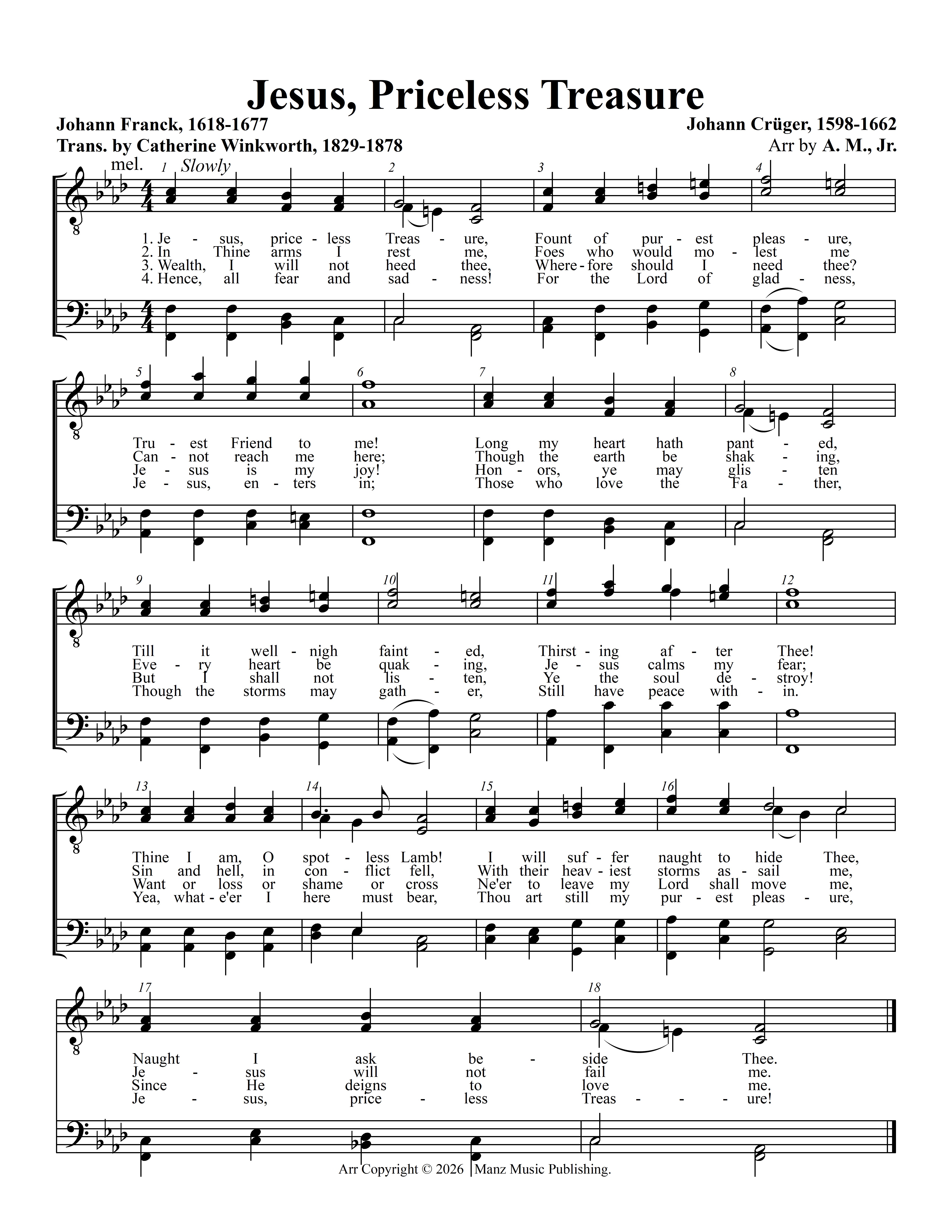 Jesus, Priceless Treasure