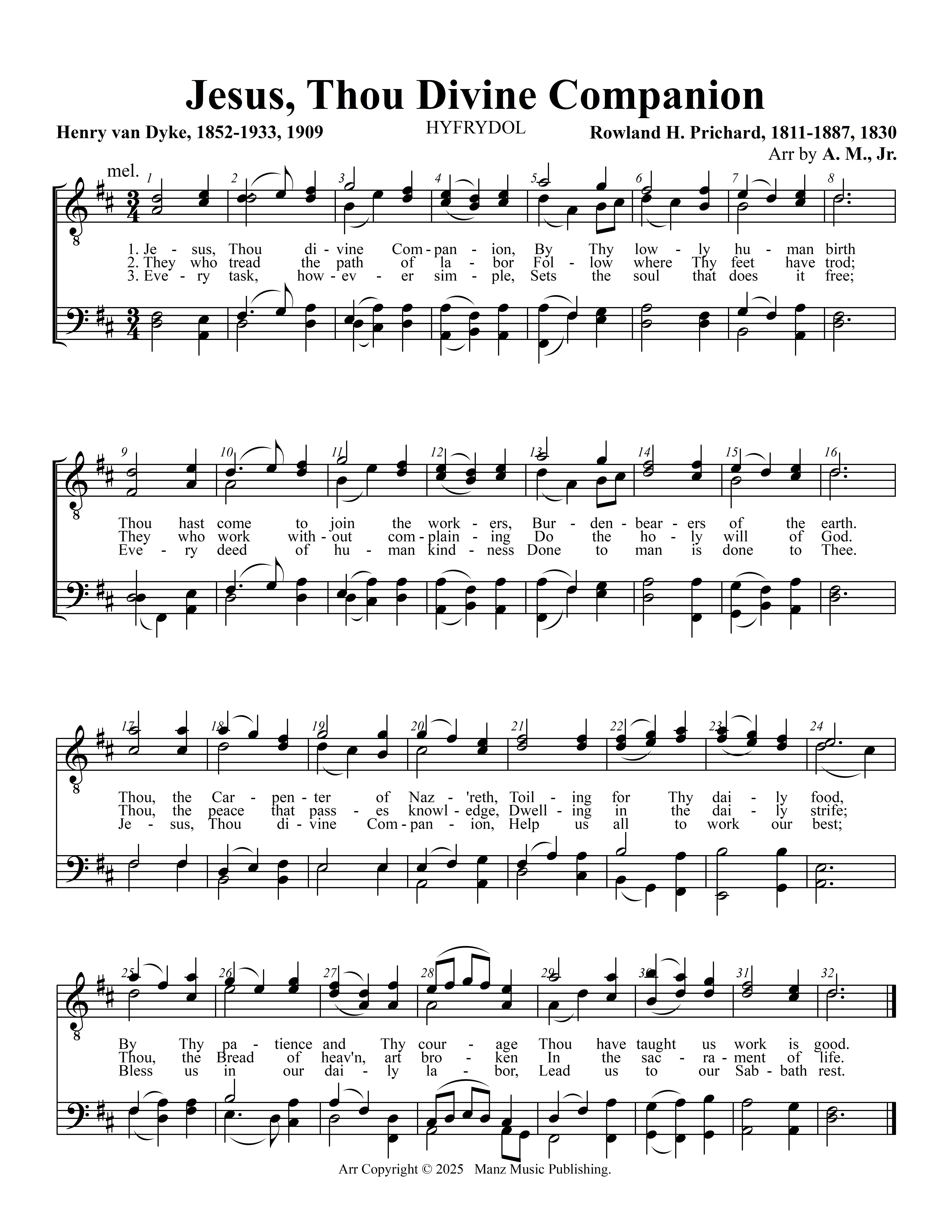 Jesus, Thou Divine Companion