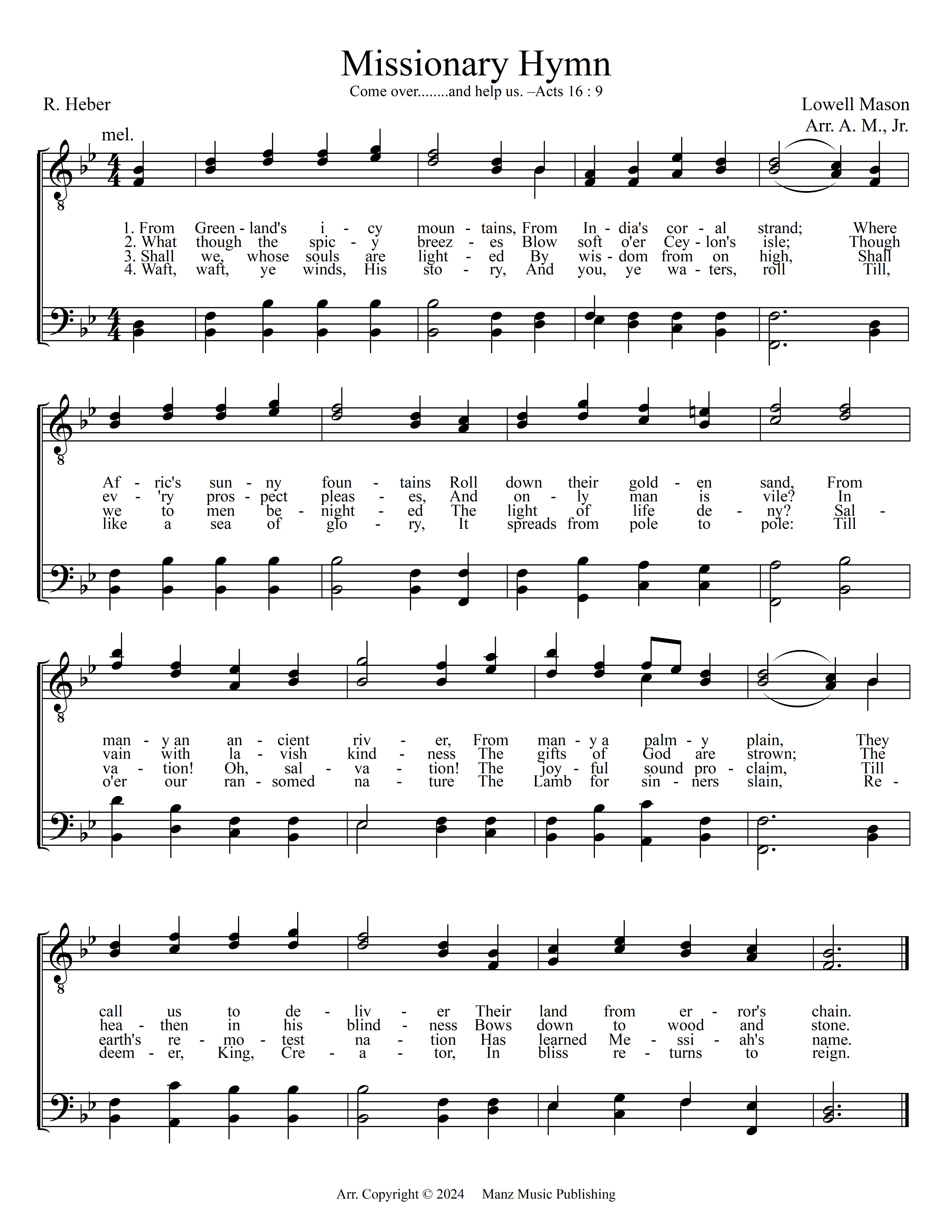 Missionary Hymn