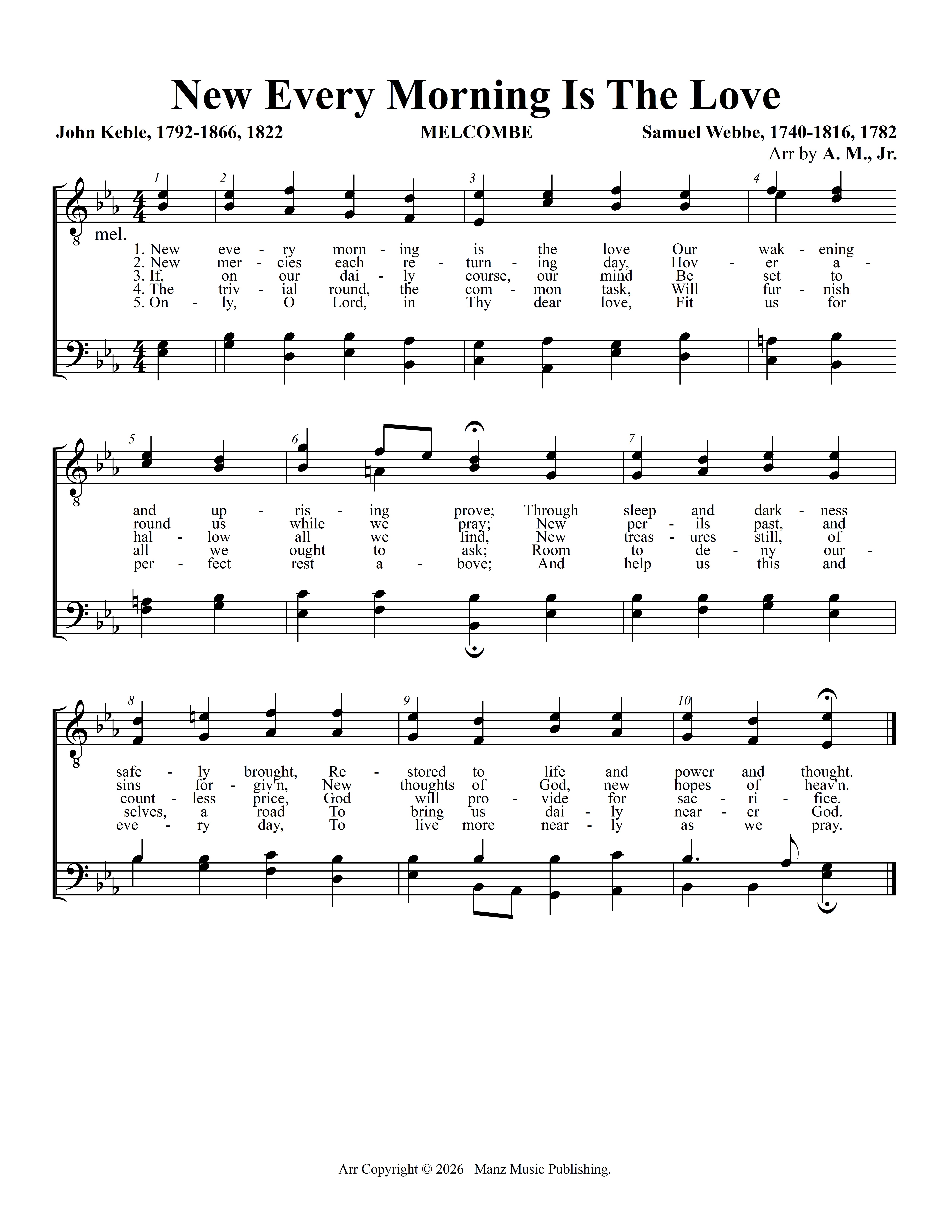 New Every Morning Is The Love