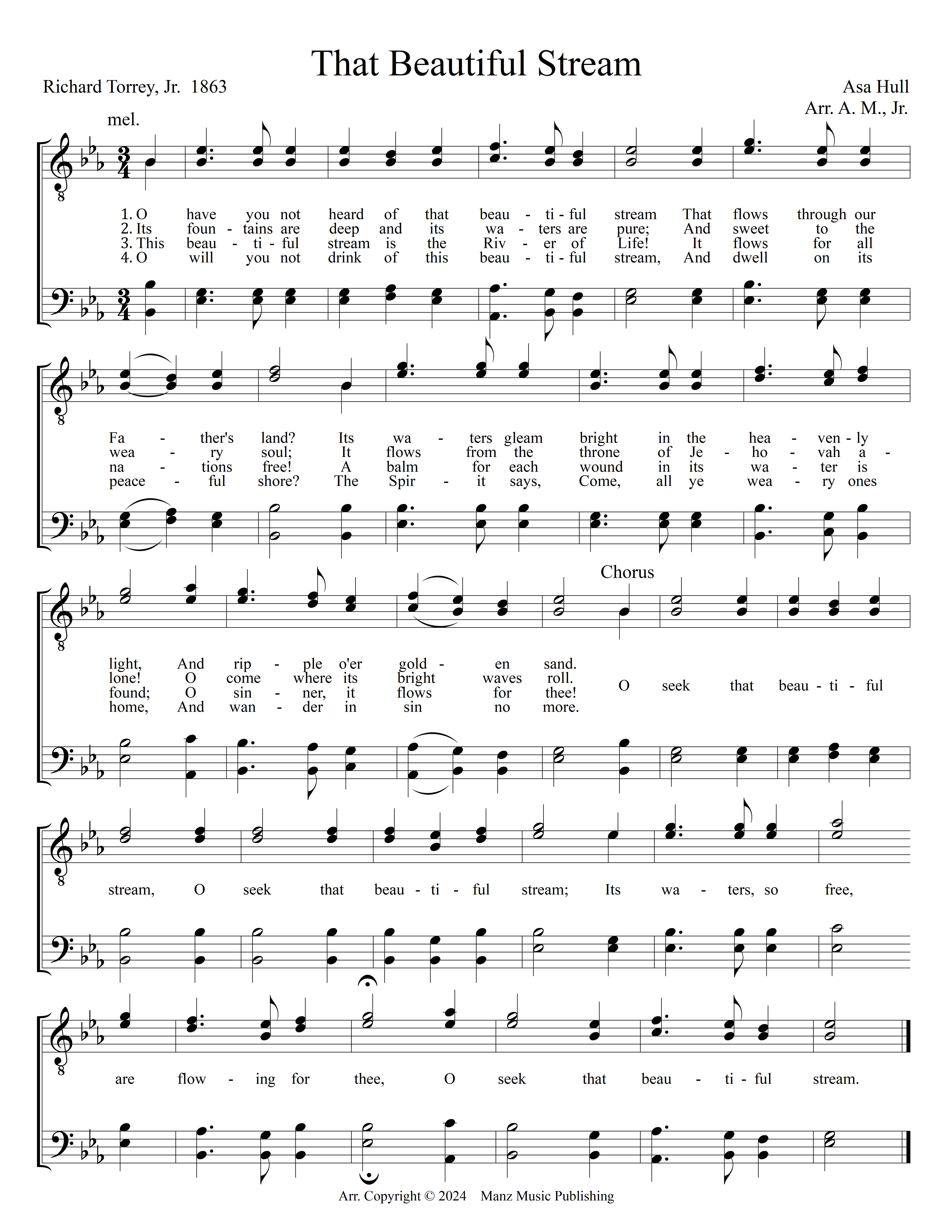 Hymn Information for That Beautiful Stream!