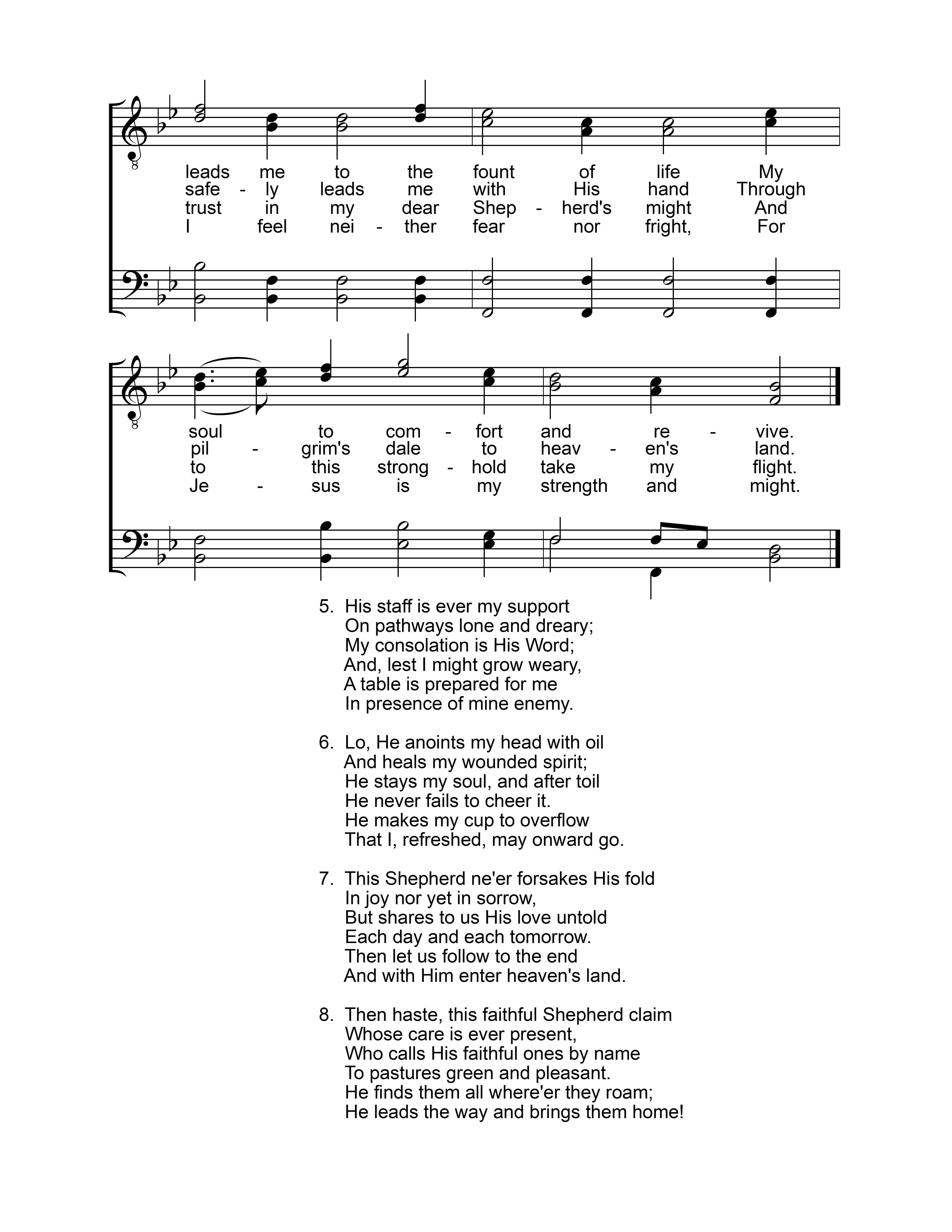 The Faithful Shepherd, Jesus Christ page 2