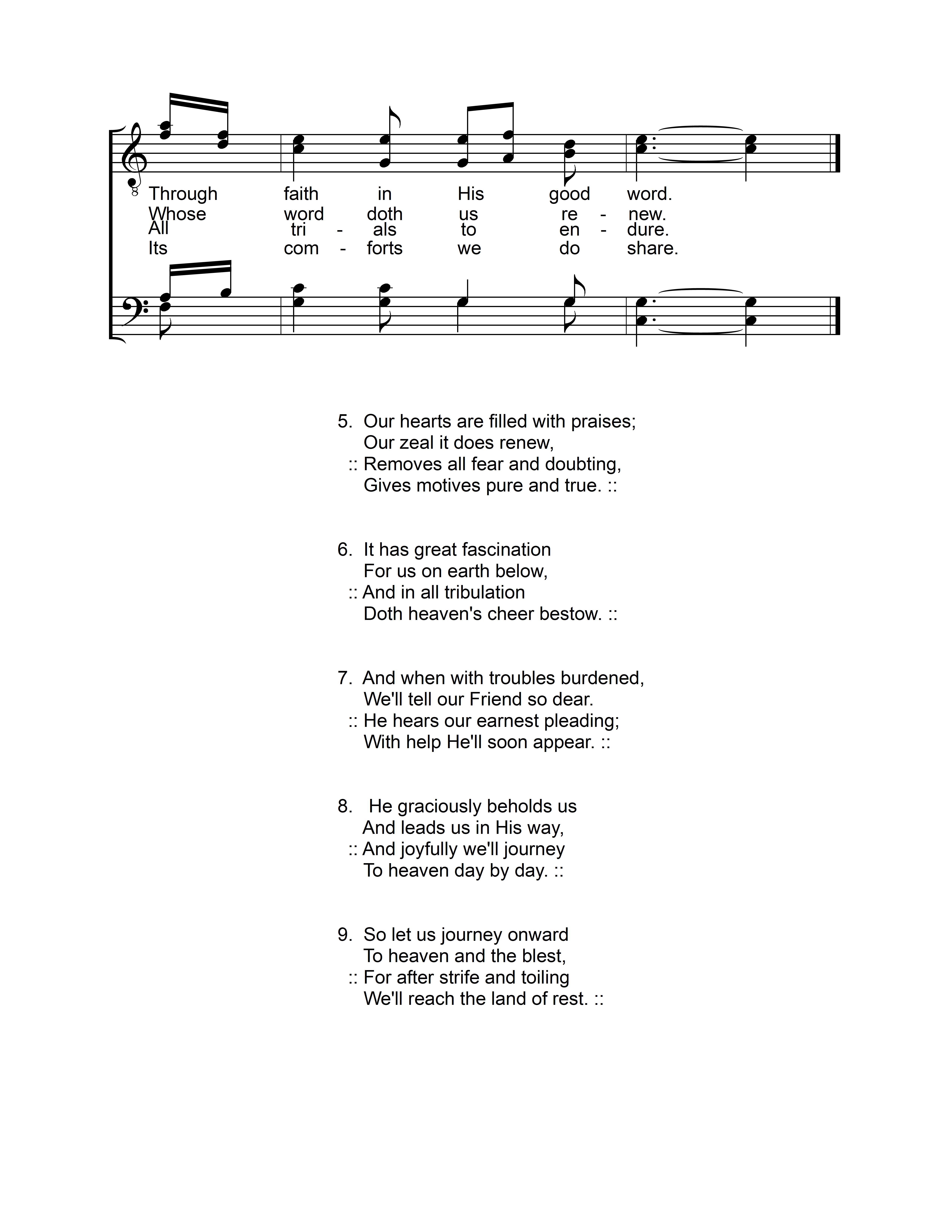 The Pilgrim's Song page 2