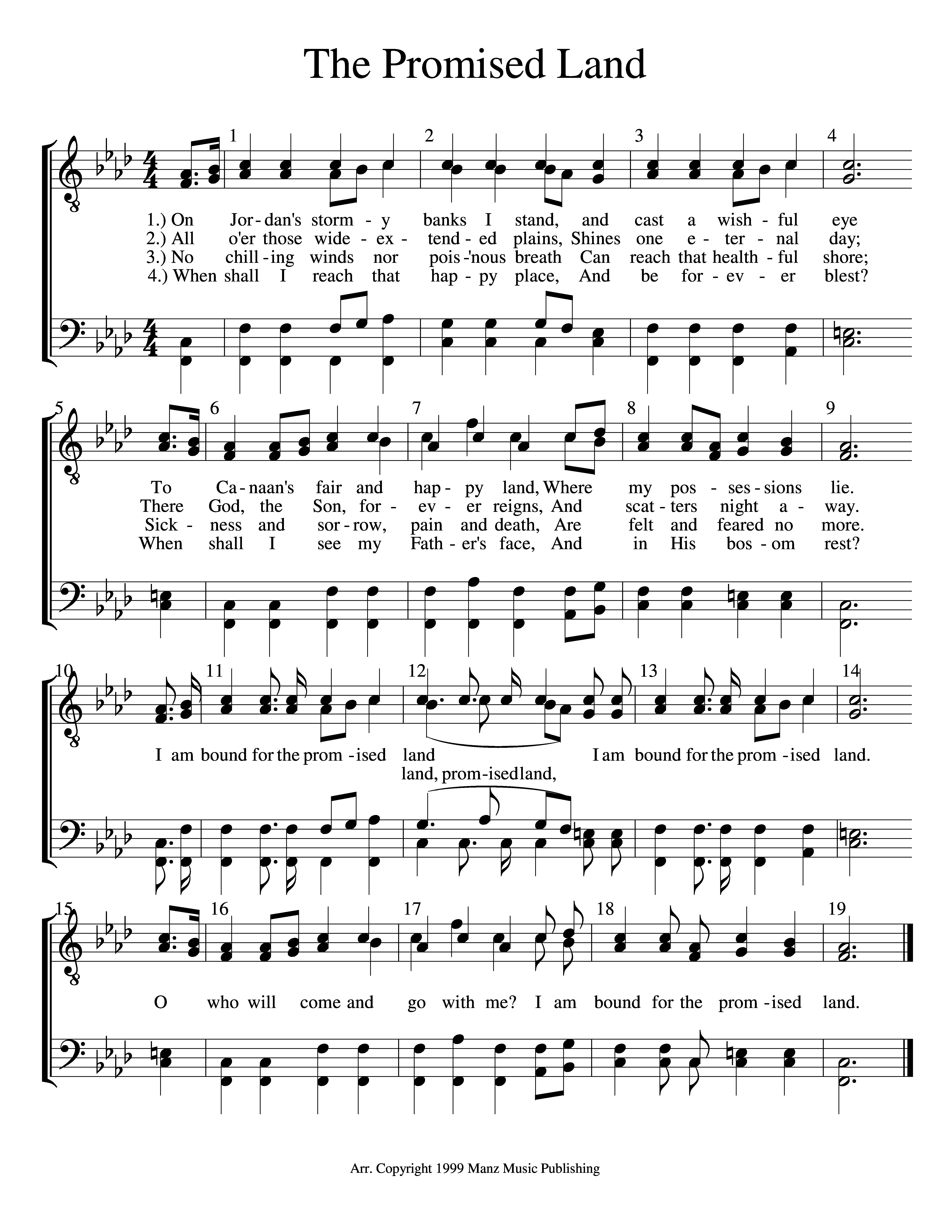 The Promised Land (minor arr.)